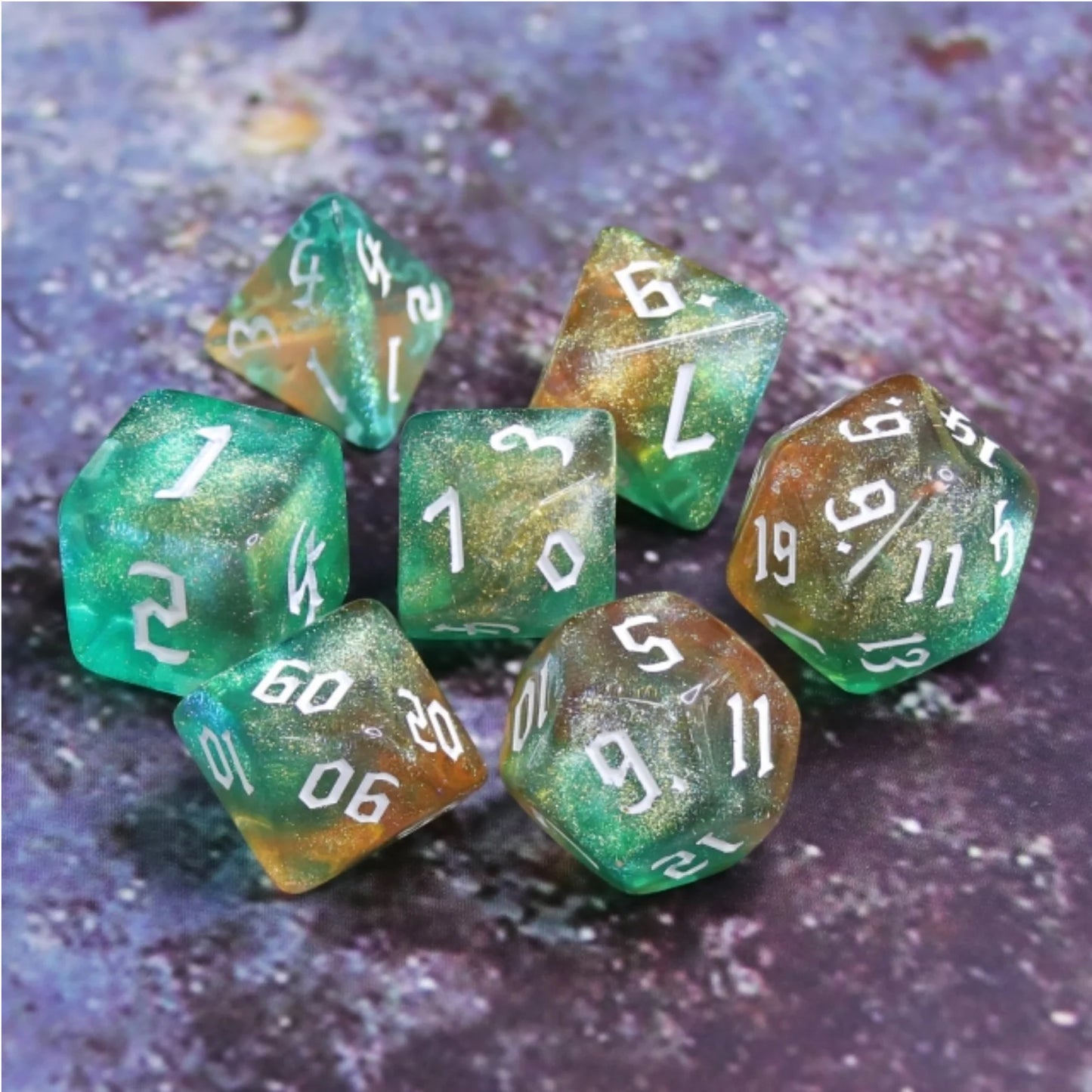 Tranquil World RPG Dice Set