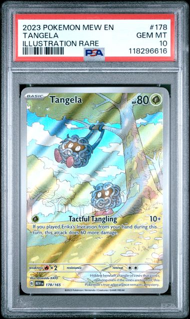 Graded Pokemon - Tangela (178/165) 151 PSA 10