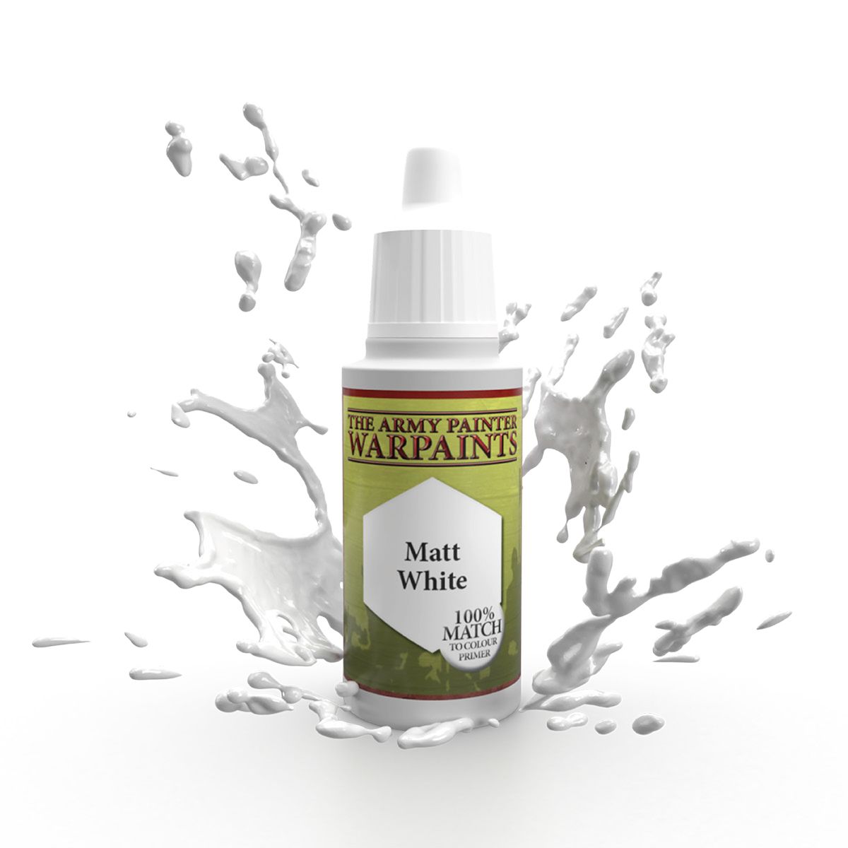 The Army Painter - Warpaints: Matt White (100% match) 18ml