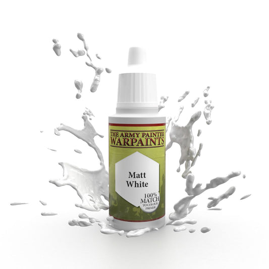 The Army Painter - Warpaints: Matt White (100% match) 18ml