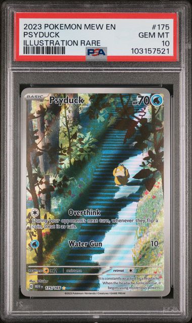 Graded Pokemon - Psyduck (175/165) 151 PSA 10