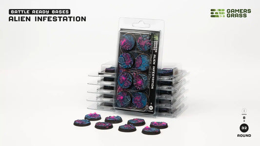 Gamers Grass - Battle Ready Bases : Alien Infestation (32mm)