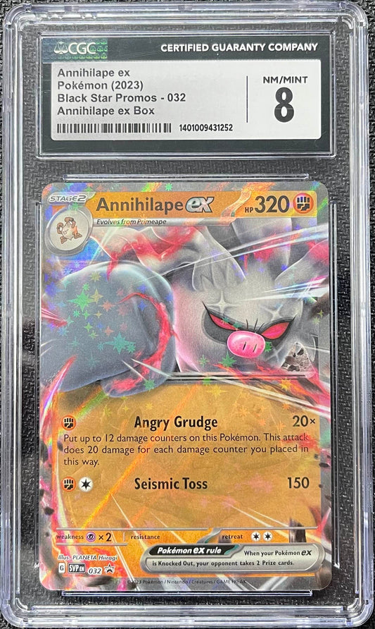 Graded Pokemon - Annihilape ex (032) Black Star Promo CGC 8