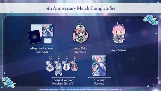 Hololive - Minato Aqua 6th Anniversary Celebration Merch Complete Set