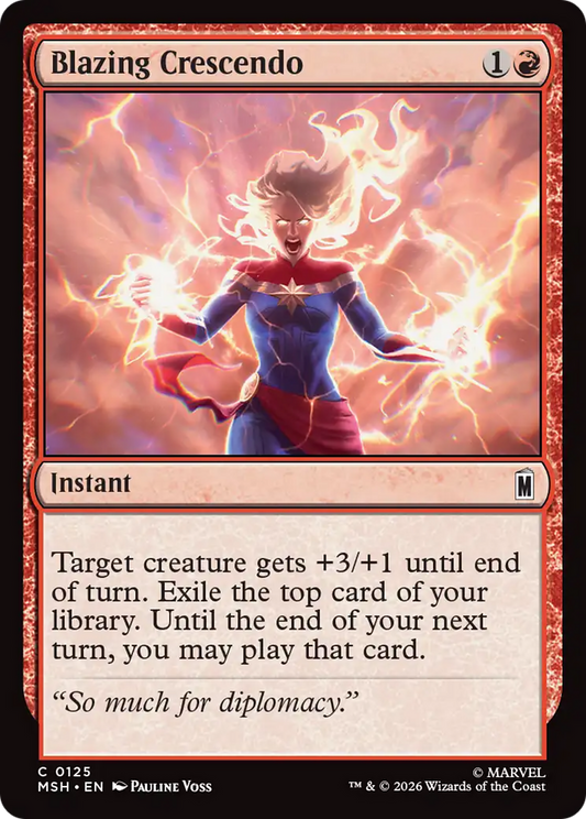 Blazing Crescendo [Marvel Super Heroes]