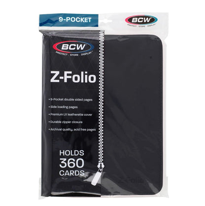 BCW - 9 Pocket : Z-Folio Album