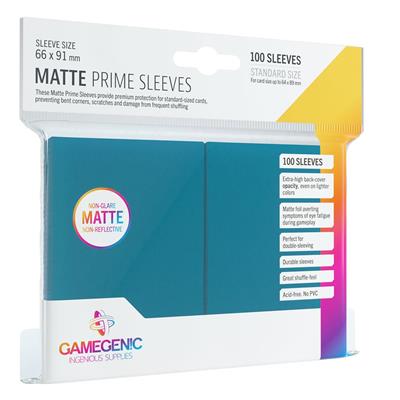 Gamegenic: Matte Prime Sleeves - Blue (100 ct)