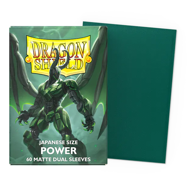 Dragon Shield Sleeves: Japanese DUAL - Matte Power (60 ct)