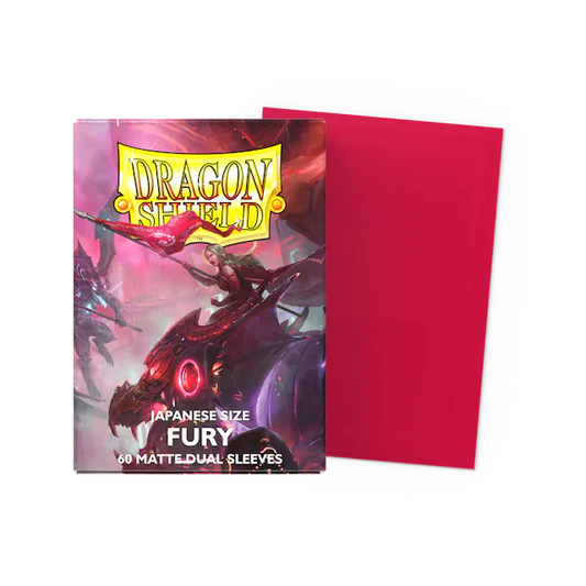 Dragon Shield Sleeves: Japanese DUAL - Matte Fury (60 ct)