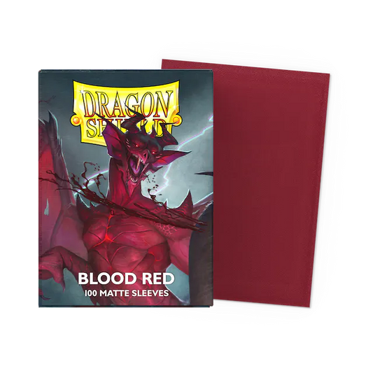 Dragon Shield Sleeves: Standard - Matte Blood Red (100 ct)