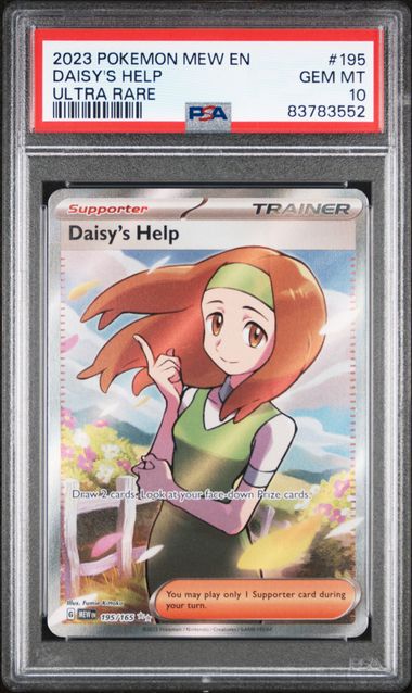 Graded Pokemon - Daisy's Help (195/165) 151 PSA 10