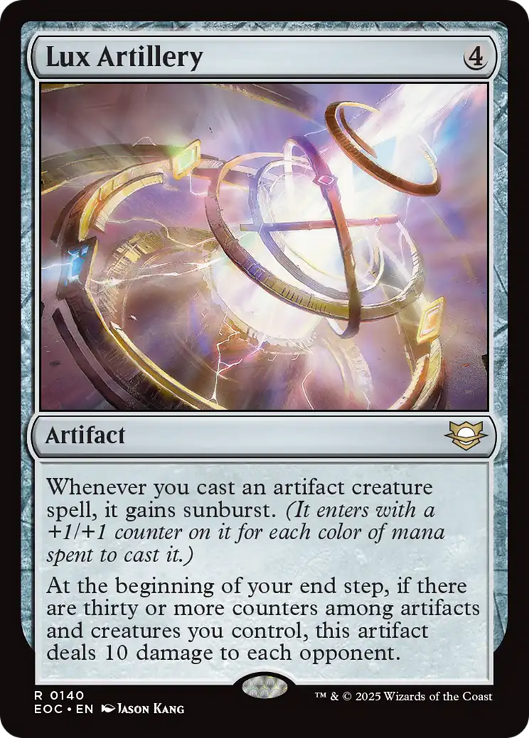 Lux Artillery [Edge of Eternities Commander]