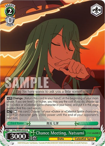 Chance Meeting, Natsumi [Date A Live Vol.2]