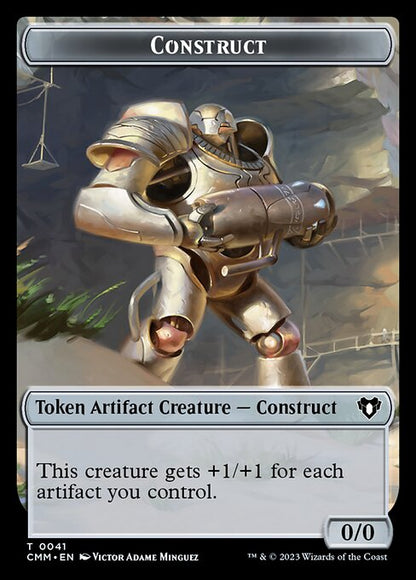 Servo // Construct (0041) Double-Sided Token [Commander Masters Tokens]