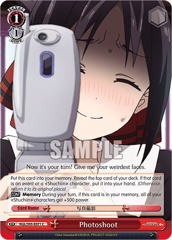 Photoshoot [Kaguya-Sama: Love is War?]
