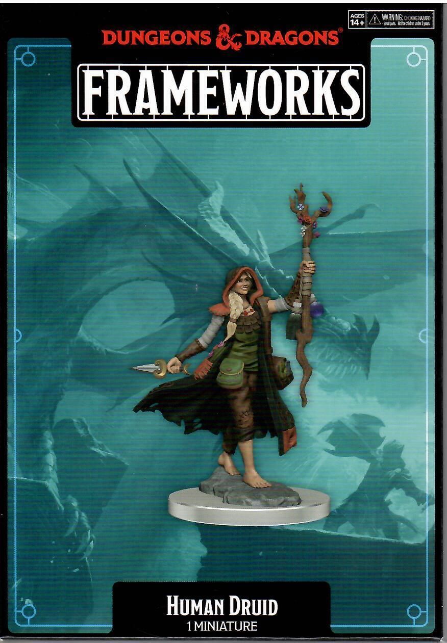 D&D - Frameworks Unpainted: Female Human Druid