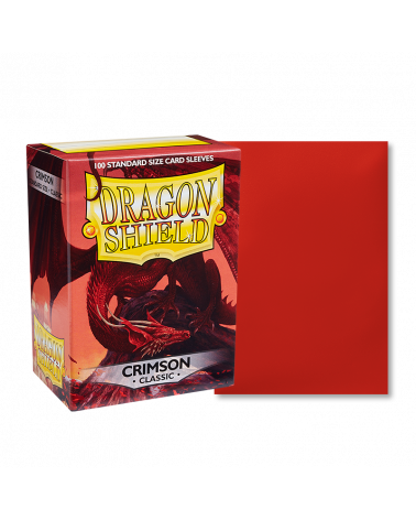 Dragon Shield Sleeves: Standard - Classic Crimson (100 ct)