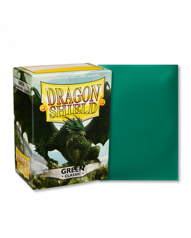 Dragon Shield Sleeves: Standard - Classic Green (100 ct)