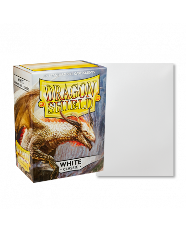 Dragon Shield Sleeves: Standard - Classic White (100 ct)