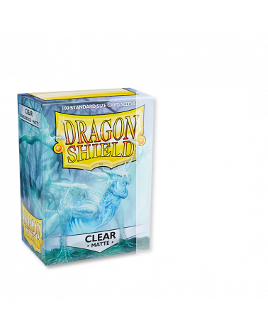 Dragon Shield Sleeves: Standard - Matte Clear (100 ct)