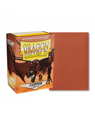 Dragon Shield Sleeves: Standard - Matte Copper (100 ct)