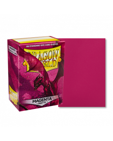 Dragon Shield Sleeves: Standard - Matte Magenta (100 ct)