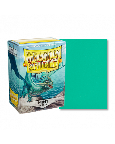 Dragon Shield Sleeves: Standard - Matte Mint (100 ct)