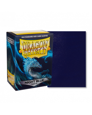 Dragon Shield Sleeves: Standard - Matte Night Blue (100 ct)