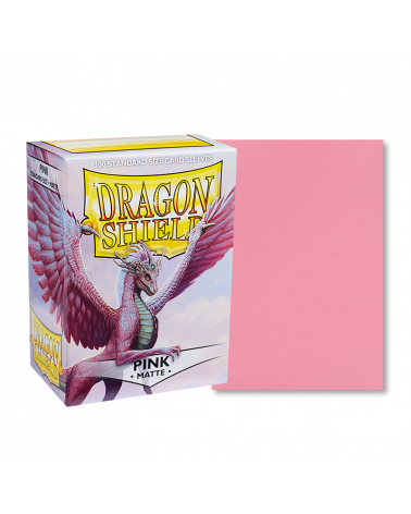 Dragon Shield Sleeves: Standard - Matte Pink (100 ct)