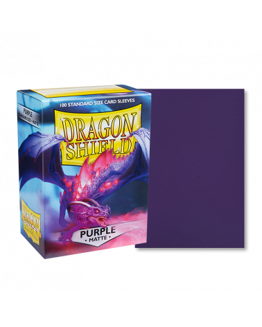 Dragon Shield Sleeves: Standard - Matte Purple (100 ct)