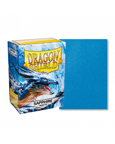 Dragon Shield Sleeves: Standard - Matte Sapphire (100 ct)