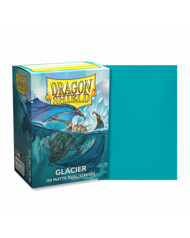 Dragon Shield Sleeves: Standard DUAL - Matte Glacier (100 ct)