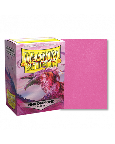 Dragon Shield Sleeves: Standard - Matte Pink Diamond (100 ct)