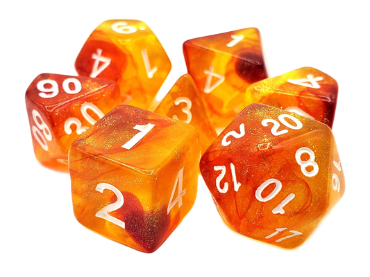 Galaxy - Exploding Sun RPG Dice Set
