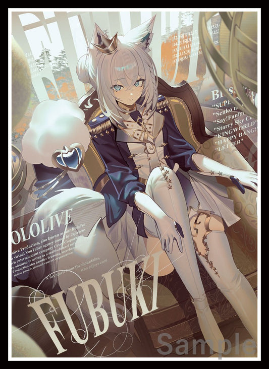 Trading Card Sleeves/TCG Sleeves - Hololive - Shirakami Fubuki (B)
