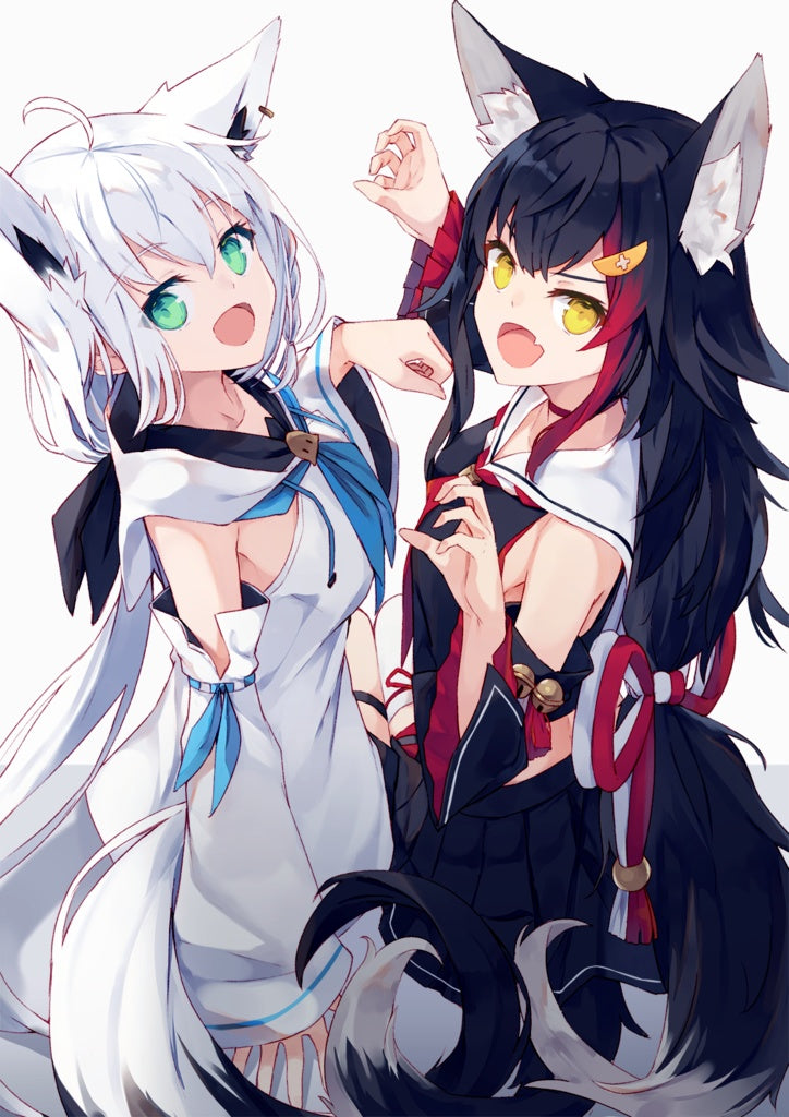 Hololive : Fubuki + Mio Nagishiro Mito (B2 Tapestry)
