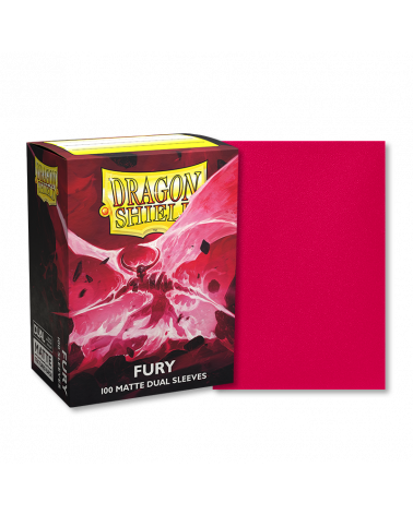 Dragon Shield Sleeves: Standard DUAL - Matte Fury (100 ct)
