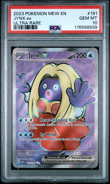 Graded Pokemon - Jynx ex (191) 151 PSA 10
