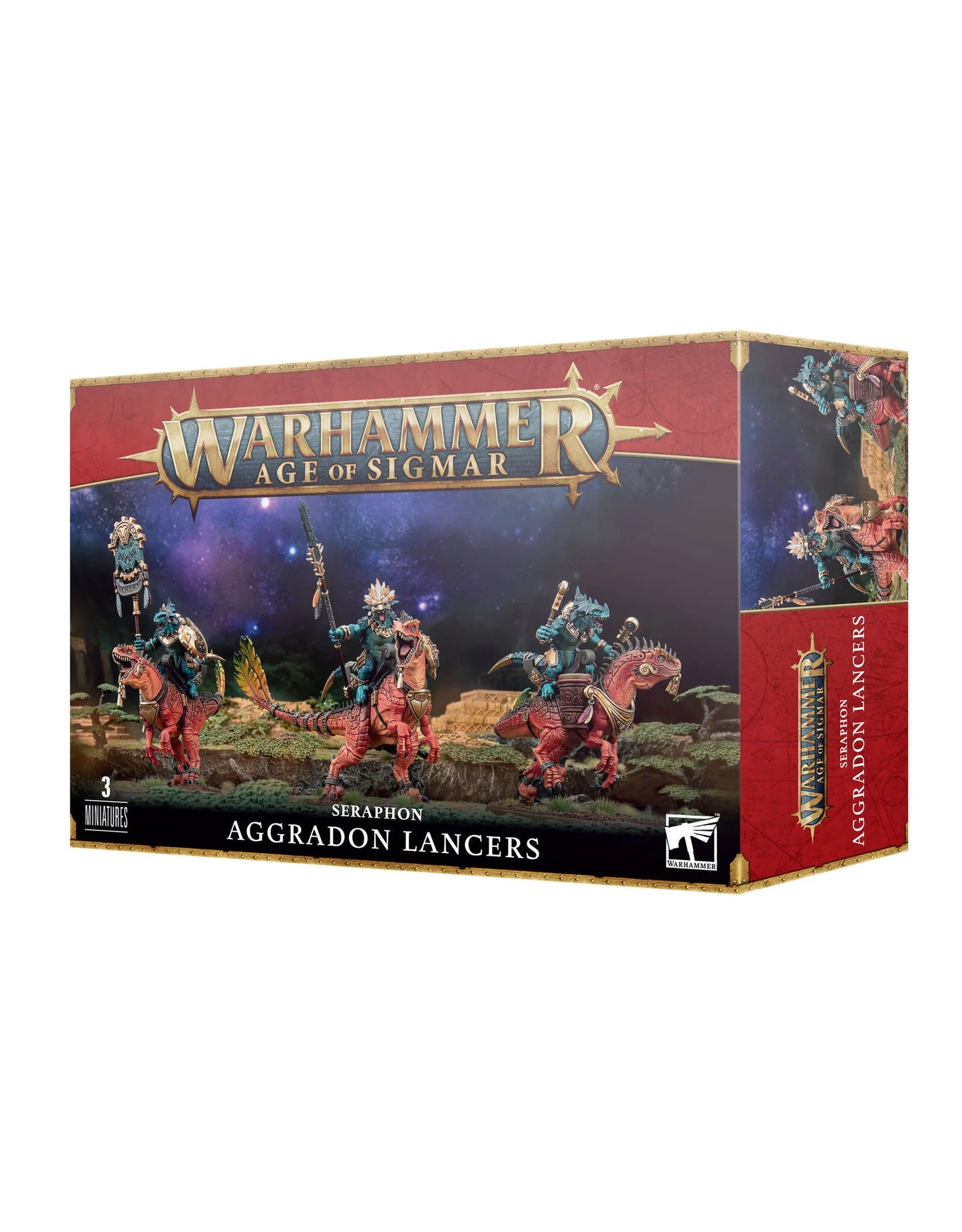 Age of Sigmar: Seraphon - Aggradon Lancers