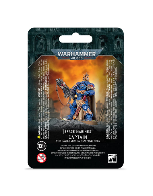 Warhammer 40k: Space Marines - Captain W/ Master-Crafted Heavy Bolt Rifle