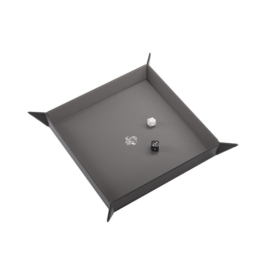 Gamegenic - Magnetic Dice Tray Square - Black/Gray