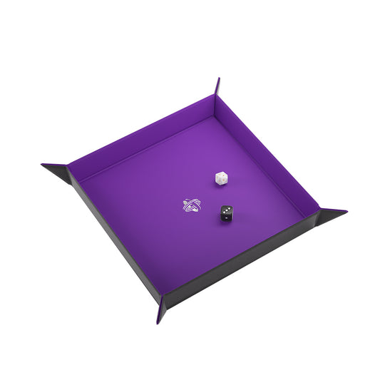 Gamegenic - Magnetic Dice Tray Square Black/Purple