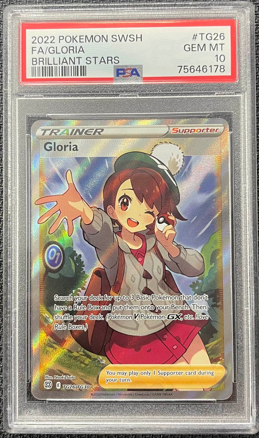 Graded Pokemon - Gloria (TG26/TG30) Brilliant Stars PSA10