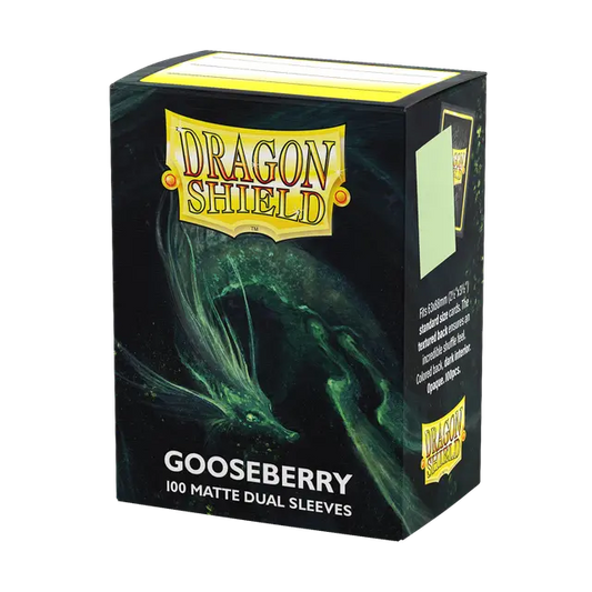Dragon Shield Sleeves: Standard DUAL - Matte Gooseberry (100 ct)