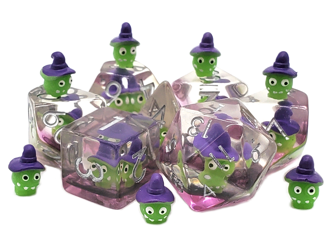 Infused - Green Goblin RPG Dice Set