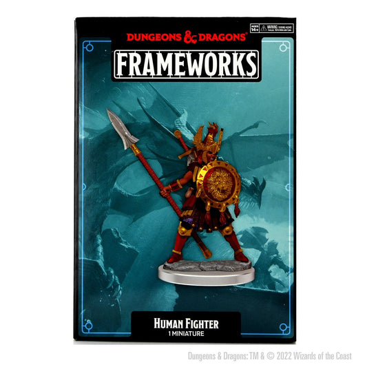 D&D - Frameworks Unpainted: Female Human Fighter