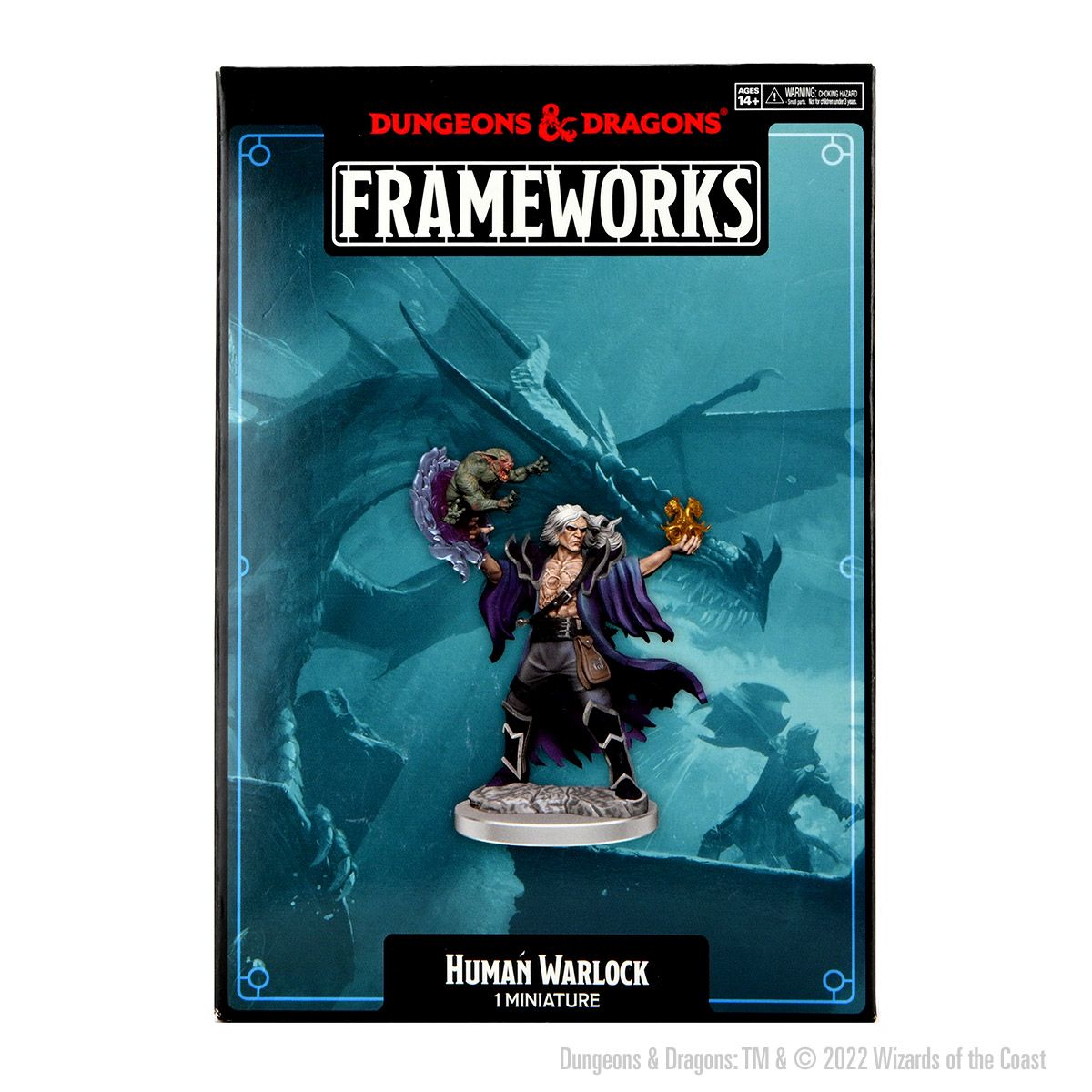 D&D - Frameworks Unpainted: Male Human Warlock