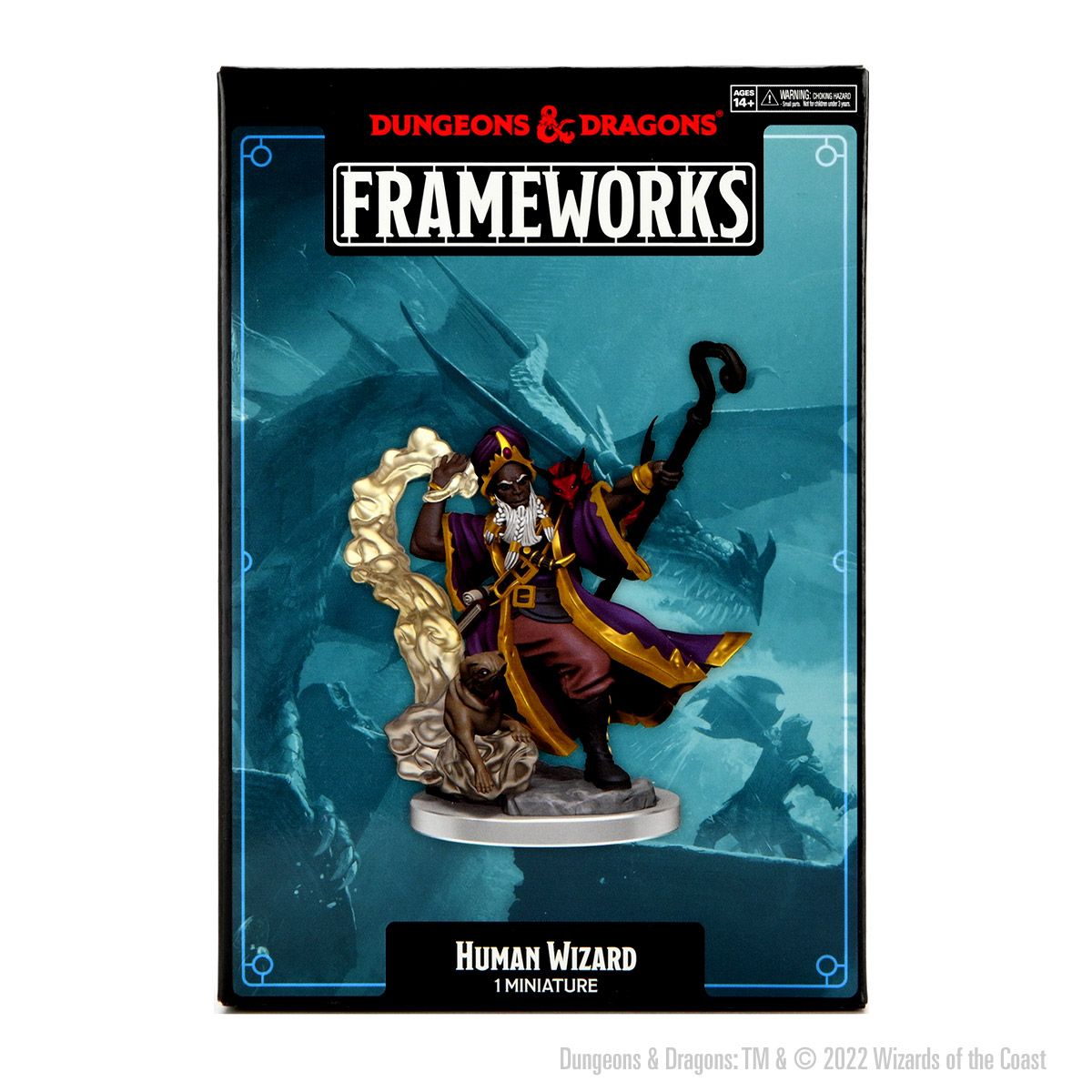 D&D - Frameworks Unpainted: Male Human Wizard