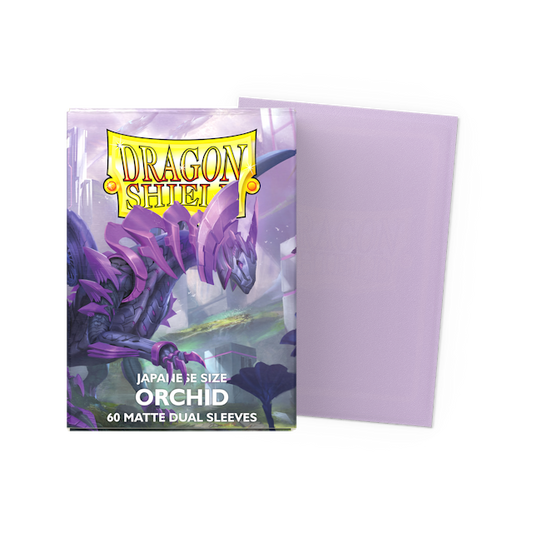 Dragon Shield Sleeves: Japanese DUAL - Matte Orchid (60 ct)