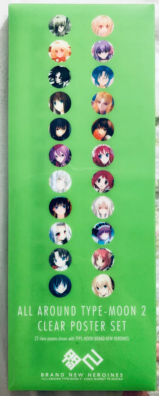 Comiket 75 : All Around Type Moon 2 - Clear Poster Set (includes 22 posters)